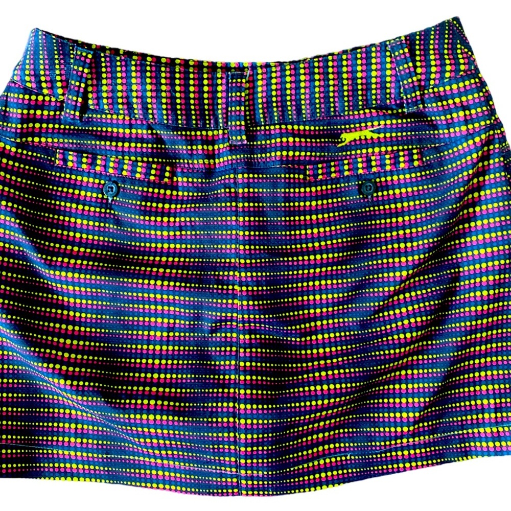 Slazenger Golf Skort - 2 blk , blue pink , polyester - Picture 5 of 5